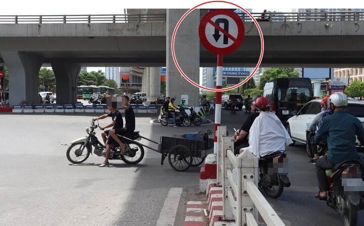 Nhiều người tham gia giao thông nhưng không biết mức phạt lỗi quay đầu xe tại nơi có biển cấm quay đầu xe.
