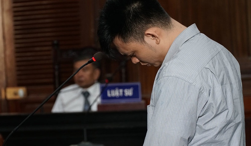 Bị cáo Vũ Ngọc Hiếu tại phiên tòa. (Ảnh: VietnamNet)
