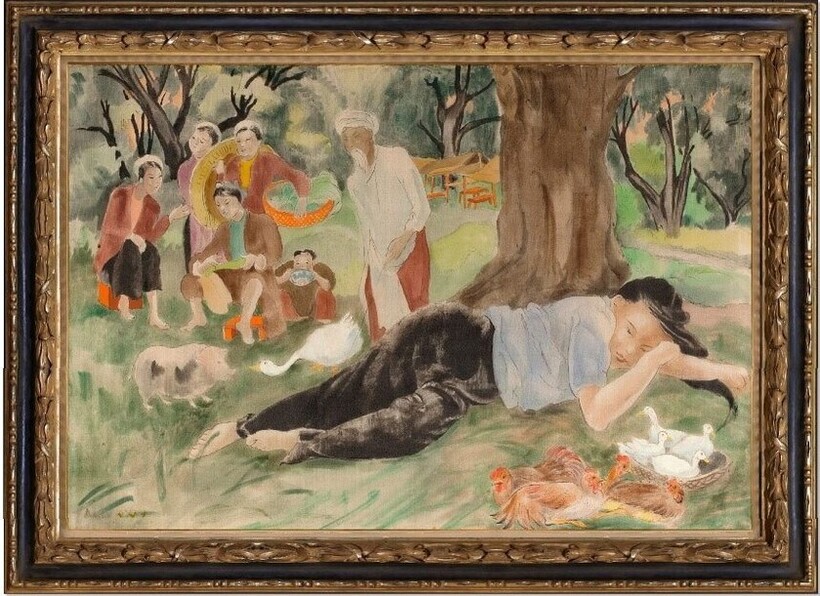Tác phẩm của Alix Aymé (1894 – 1989) trong phiên đấu giá.