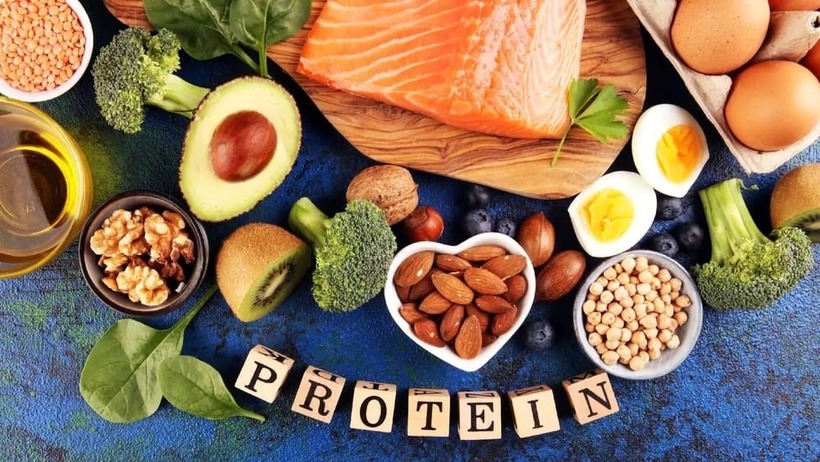Thực phẩm giàu protein.