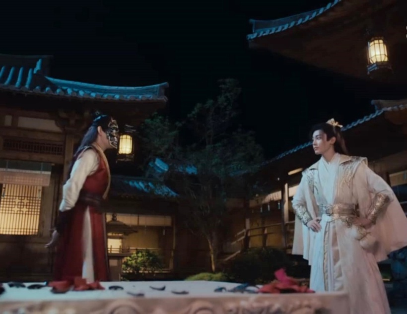 Đường chủ Cơ Nhược Phong dạy nội công cho Bách Lý Đông Quân.