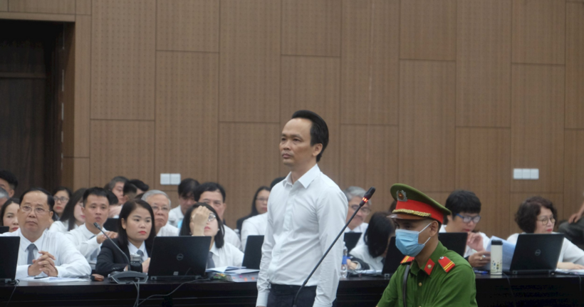 Bị cáo Trịnh Văn Quyết tại tòa.