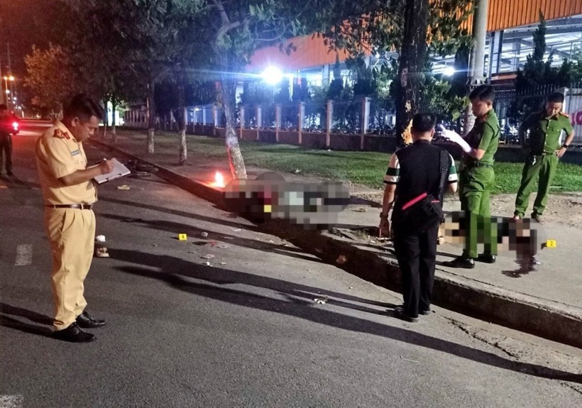 Hiện trường xảy ra vụ tai nạn. Ảnh: báo Đại đoàn kết.