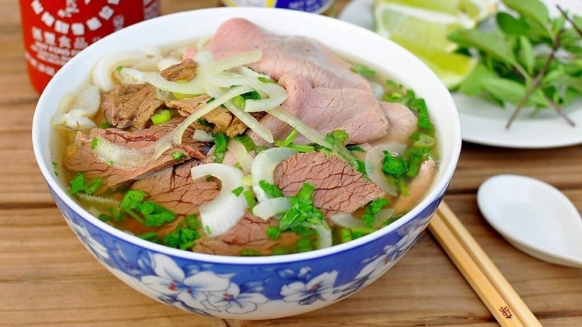 Bát phở bò ngon, đặc trưng Hà Nội