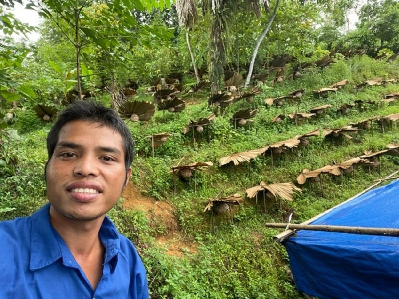 Anh nông dân thu bạc tỷ nhờ nuôi "sát thủ của rừng" có thể hạ gục cả trâu mộng. Ảnh: Dân Việt