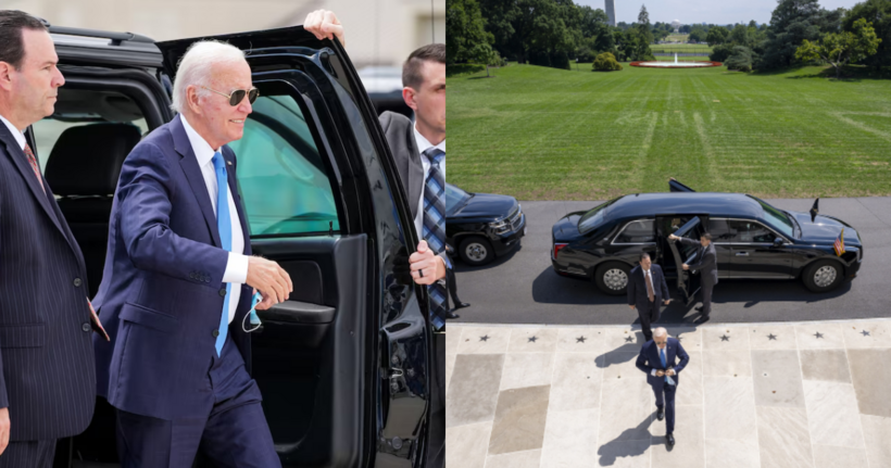Tổng thống Joe Biden lần đầu xuất hiện ở Nhà Trắng sau khi ngừng tranh cử. Ảnh: Reuters