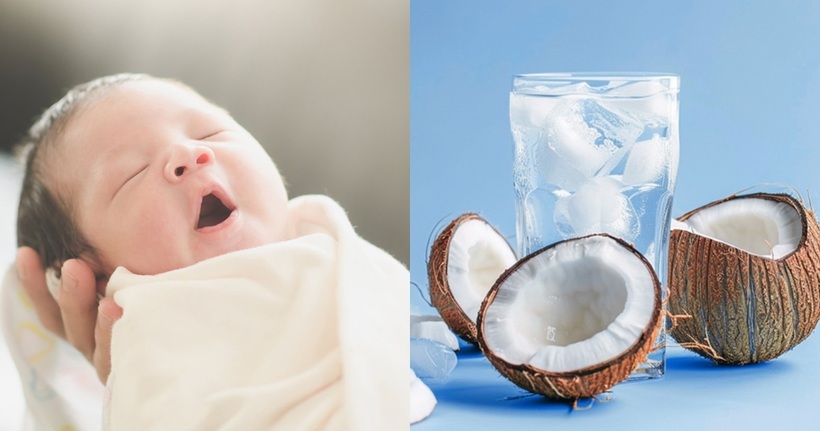 Uống nước dừa có giúp trẻ sơ sinh trắng hồng?