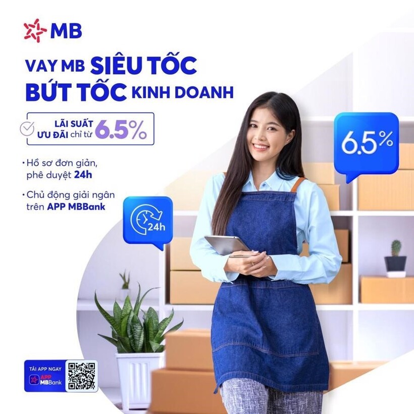 MB trợ lực khách hàng, tăng tốc kinh doanh với gói vay chỉ từ 6,5%/năm - 1