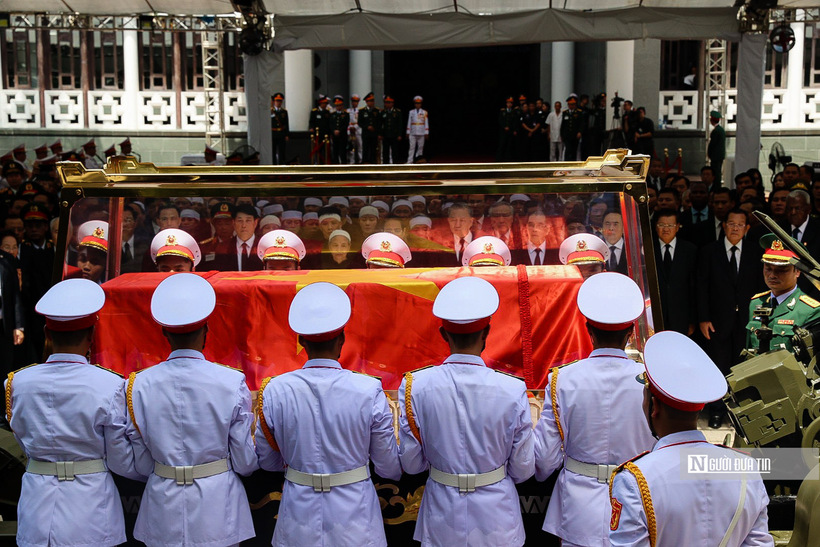 Lễ di quan linh cữu Tổng Bí thư Nguyễn Phú Trọng.