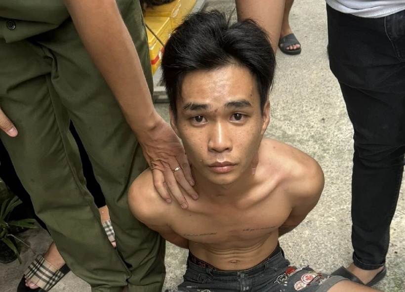 Nghi phạm khai nhận sát hại tài xế xe ôm để cướp xe máy, lấy tiền sử dụng ma túy. Ảnh: Pháp luật TP.HCM