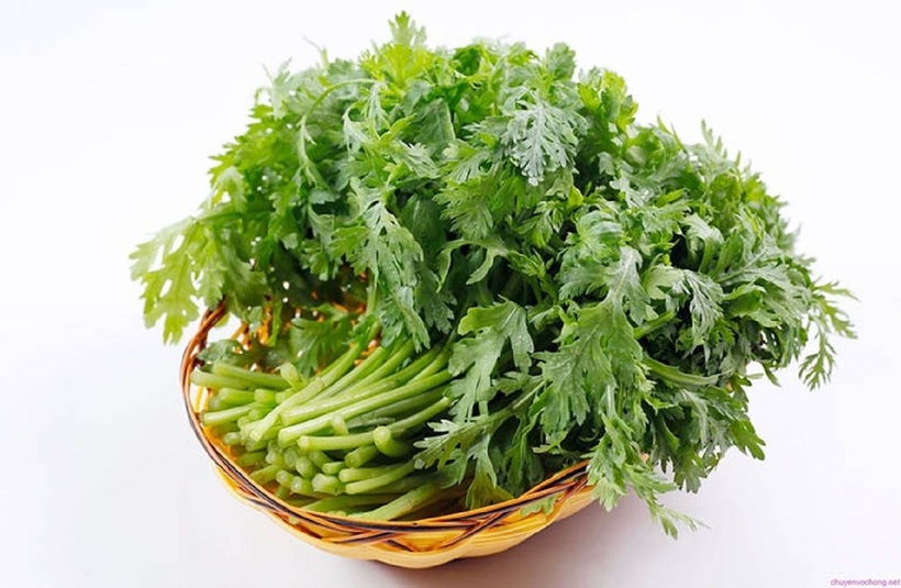 Cây cải cúc phân thành nhiều nhánh, có thể cao đến 1,2 mét. Ảnh minh họa