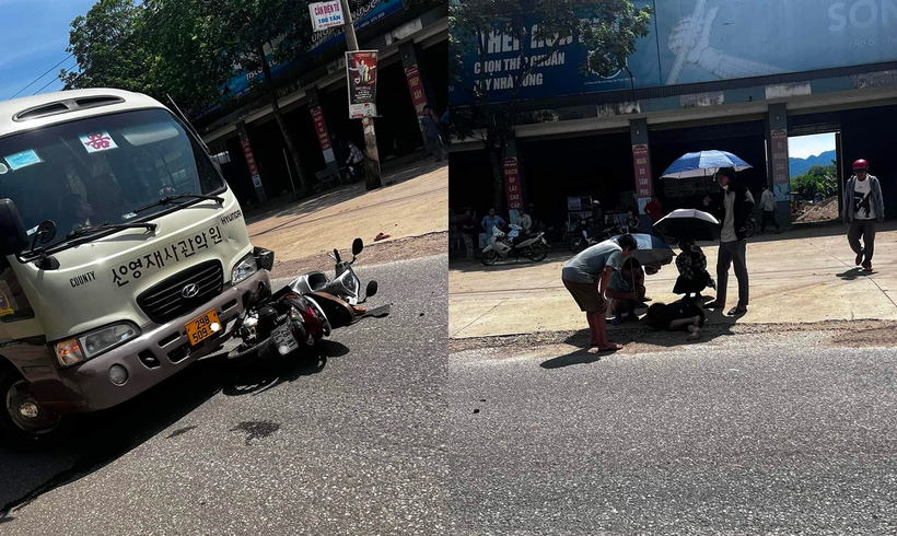 Hiện trường xảy ra vụ tai nạn. Ảnh: Báo Giao thông.