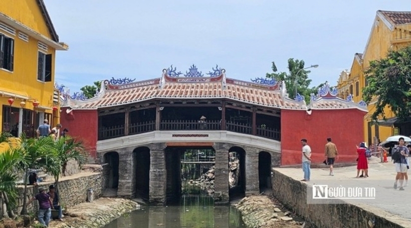 Hình ảnh Chùa Cầu sau khi tu bổ. Ảnh: Người Đưa Tin Pháp Luật