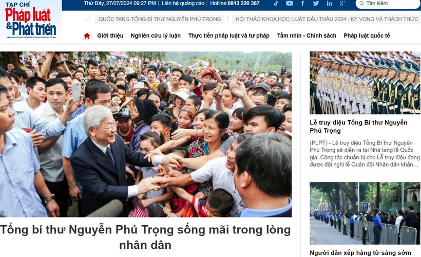 Tạp chí Pháp luật và Phát triển ra mắt giao diện với công nghệ AI hoàn toàn mới - 1