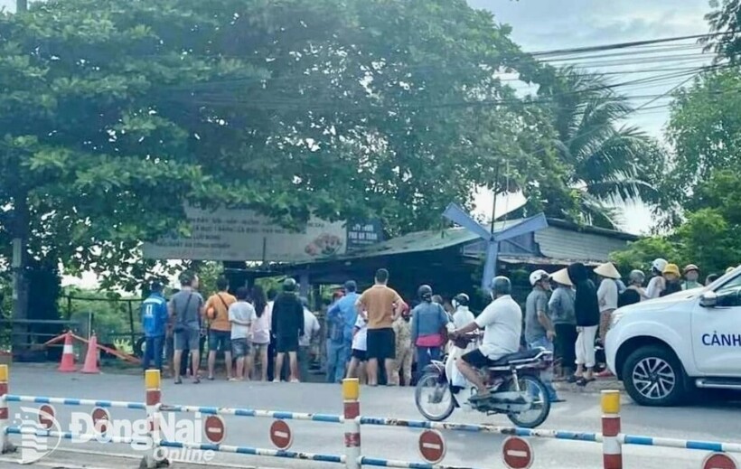 Hiện trường xảy ra vụ tai nạn. Ảnh: Báo Đồng Nai.