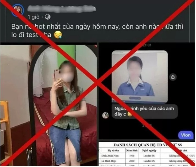 Thông tin sai sự thật đăng trên mạng xã hội. Ảnh: Báo Công Thương