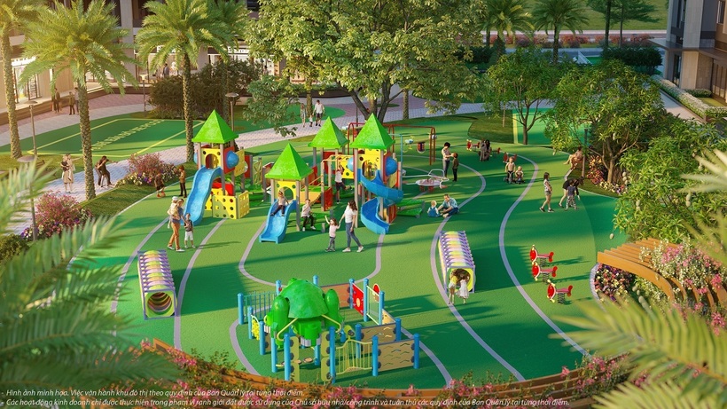 Cư dân nhí The Beverly Solari được dành nhiều tiện ích để phát triển thể chất và tinh thần