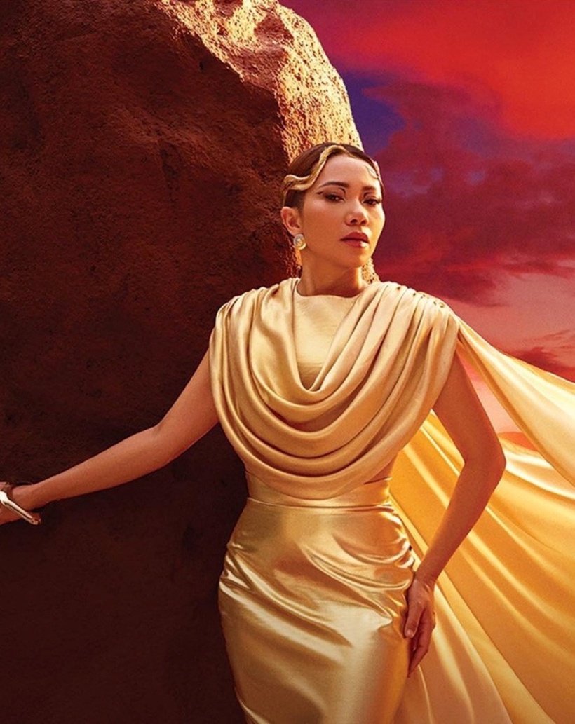 Thiên Hà Tinh Khôi là live concert đầu trong sự nghiệp của Diva Hà Trần. Ảnh: Tuổi Trẻ Online