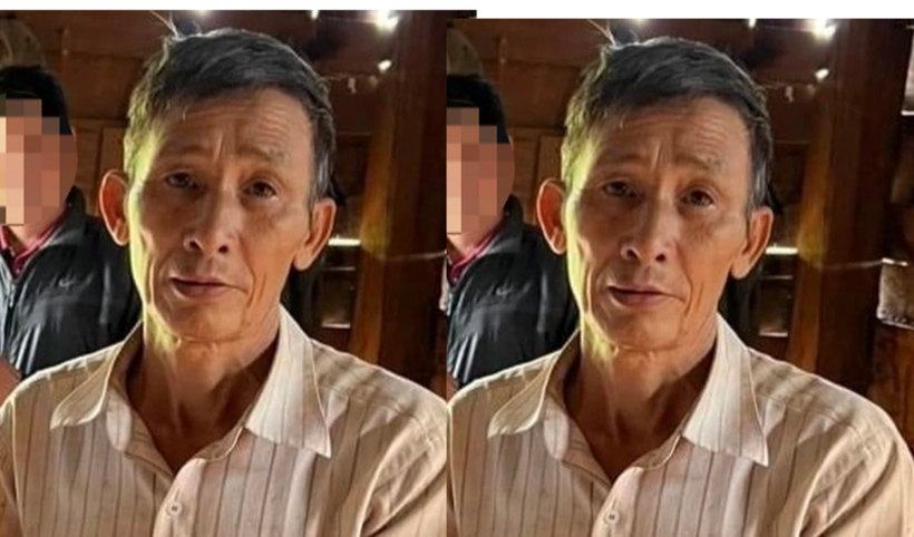 Trần Đình Thỏa thời điểm bị bắt. Ảnh: Dân Trí
