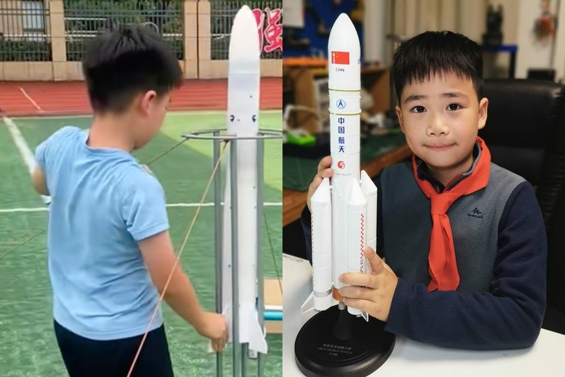 Thần đồng 11 tuổi viết mã chế tạo tên lửa gây sốt mạng xã hội. Ảnh: SCMP