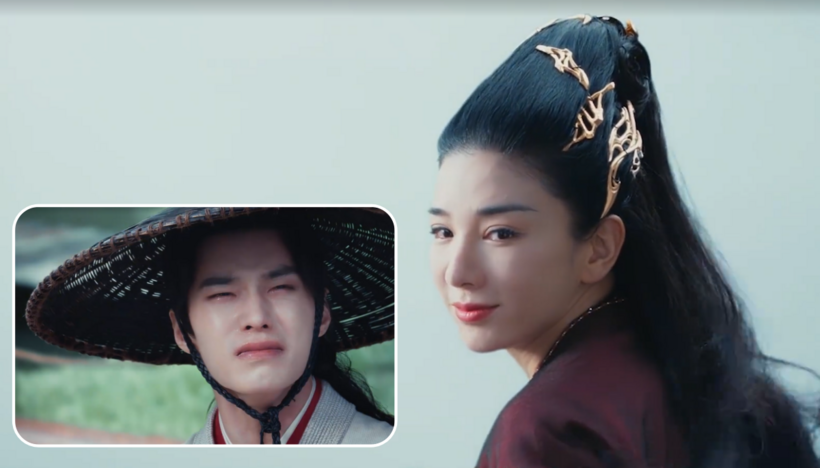 Biểu cảm của Diệp Đỉnh Chi phần nào hé lộ kết cục cuộc giao chiến giữa sư phụ anh và Yên Lăng Hà.