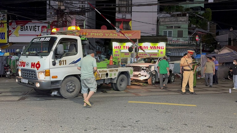 Hiện trường vụ tai nạn. Ảnh: Đại Đoàn Kết