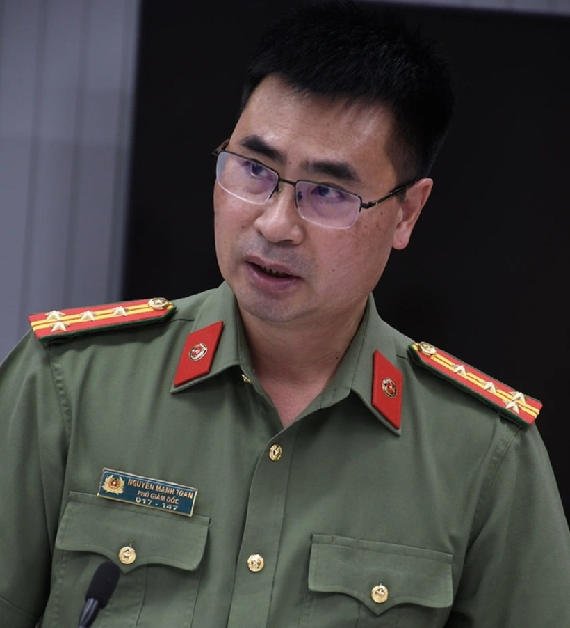 Đại tá Nguyễn Mạnh Toàn - Phó Giám đốc Công an tỉnh Đồng Nai. Ảnh:NLĐ