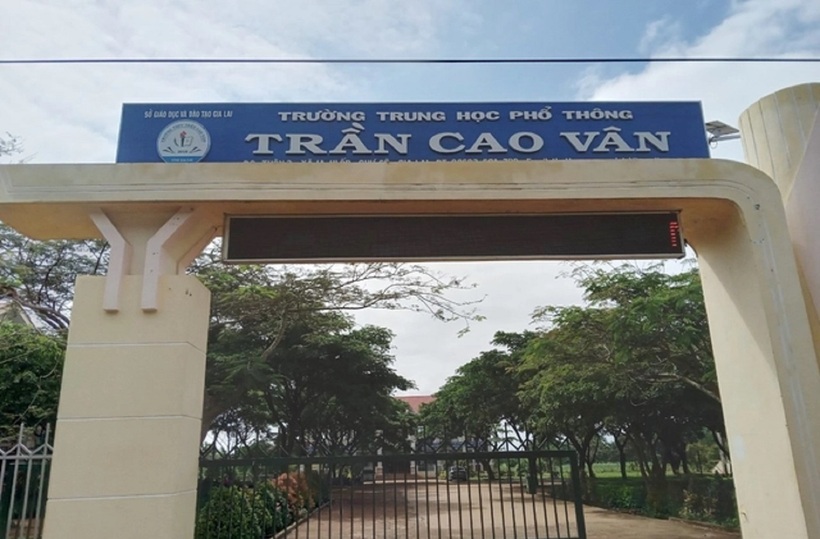 Trường THPT Trần Cao Vân. Ảnh: NLĐ