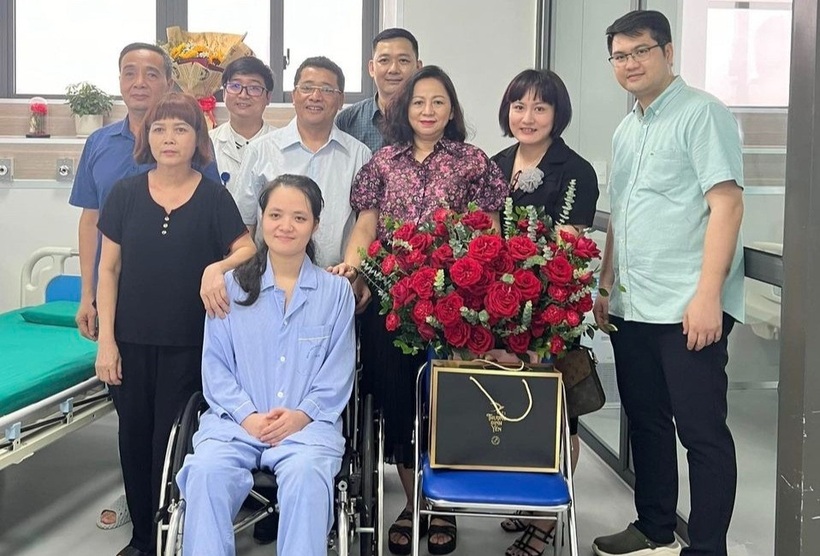Bác sĩ Hoàng Minh Lý tươi tắn sau 3 tháng điều trị. Ảnh: Vietnamnet