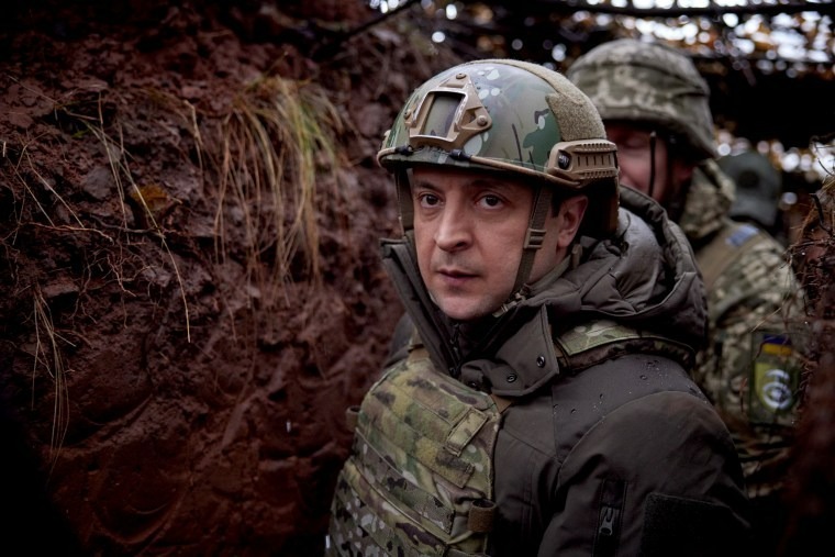 Ukraine vẫn tích cực thúc đầy kể hoạch hòa bình 10 điểm của Tổng thống Volodymyr Zelensky. Ảnh: NBC News