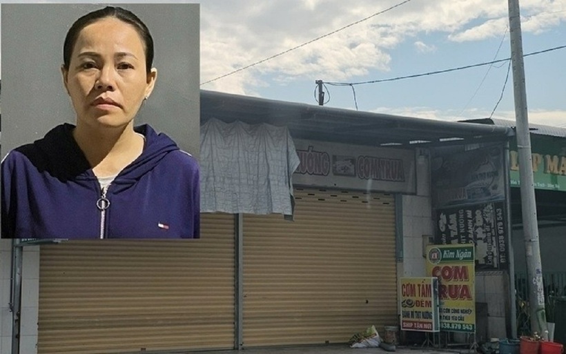 Căn nhà nơi xảy ra vụ việc nghi phạm Nguyễn Thị Hồng Bích đầu độc Xyanua.Ảnh: Thanh Niên