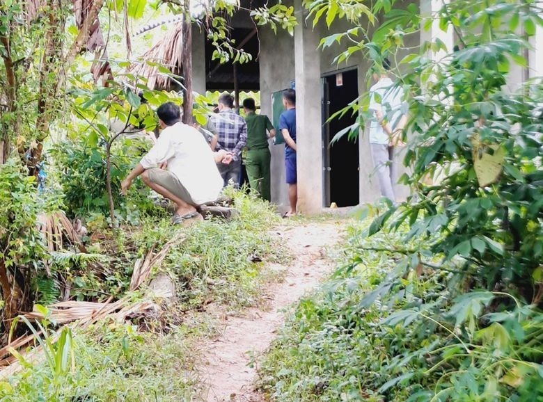 Hiện trường nơi phát hiện ông D. treo cổ.