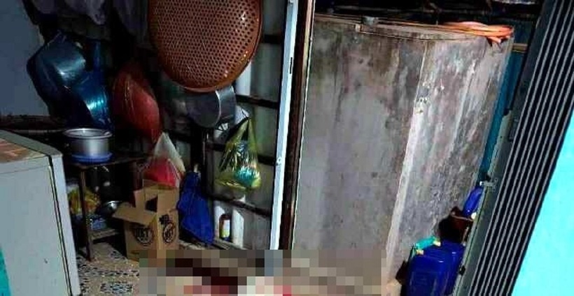 Hiện trường vụ bố chồng chém con dâu ở Sóc Trăng. Ảnh: Báo Giao thông