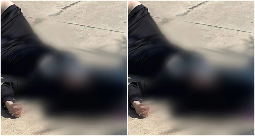 Hiện trường vụ nữ trung tá bị đập búa vào đầu. (Ảnh: Tuổi trẻ)