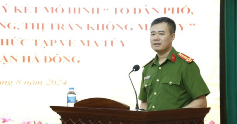 Đại tá Nguyễn Ngọc Quyền - Trưởng Công an quận Hà Đông.