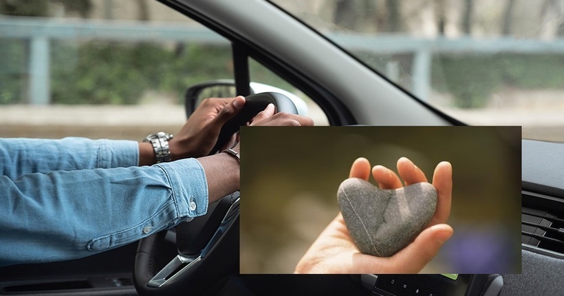 Tại sao tài xế xe đường dài luôn mang một viên sỏi bên cạnh? Ảnh minh họa