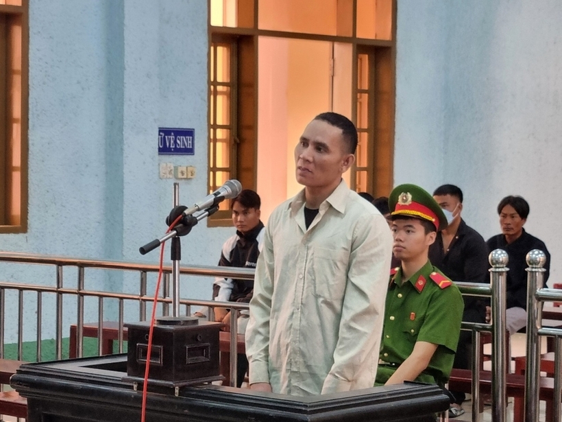 Bị cáo Đinh I Ô tại phiên tòa. (Ảnh: Báo Gia Lai)