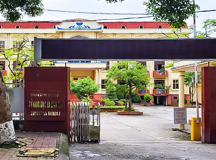 Trụ sở Sở GD&ĐT tỉnh Thái Bình. Ảnh: Vietnamnet
