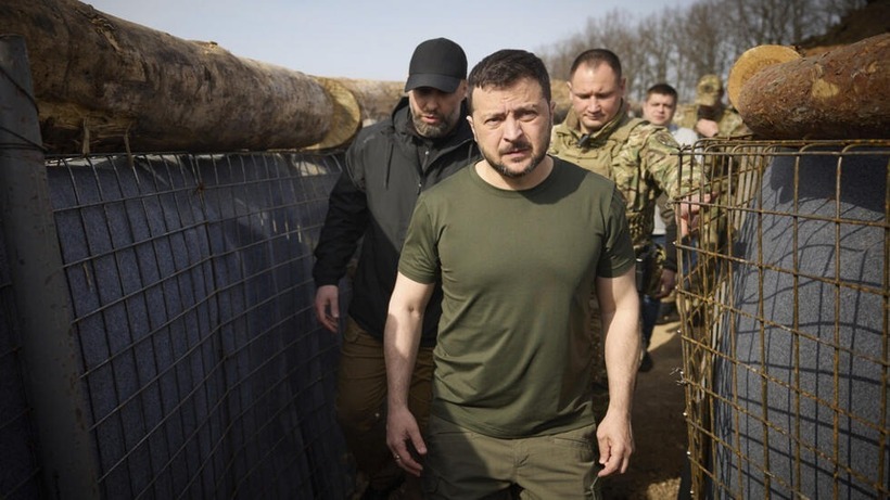 Tổng thống Ukraine Volodymyr Zelensky. Ảnh: France 24