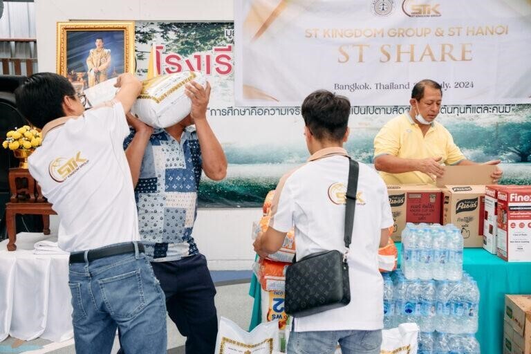 Tập đoàn ST Kingdom Group và công ty ST Hanoi tổ chức dự án thiện nguyện tại Thái Lan