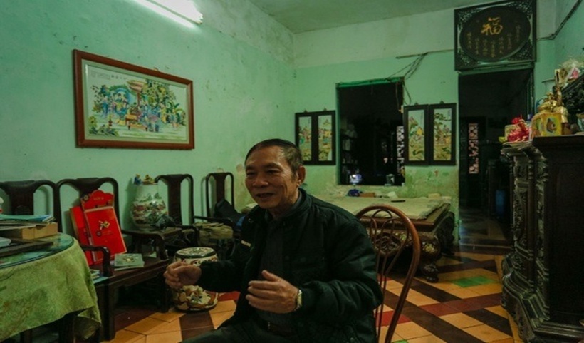 Ông Nguyễn Thái An - hiện là chủ nhân sinh sống trong căn nhà.