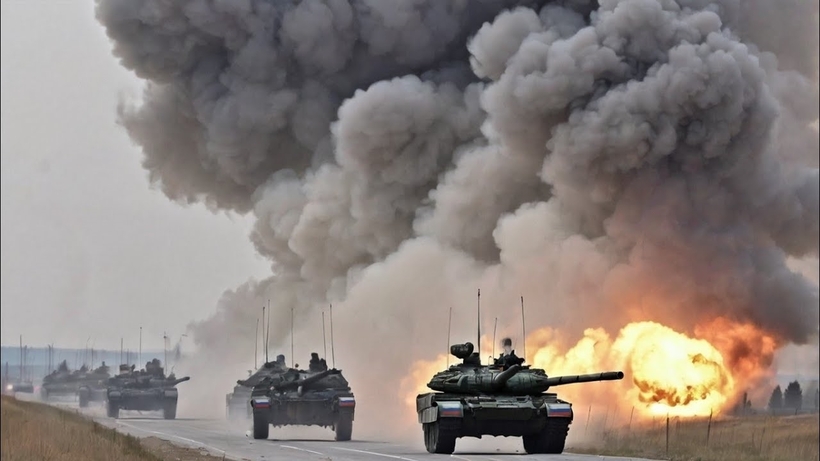 Nga tiến công thần tốc giữa lúc khó khăn bủa vây Ukraine. Ảnh: Getty Images