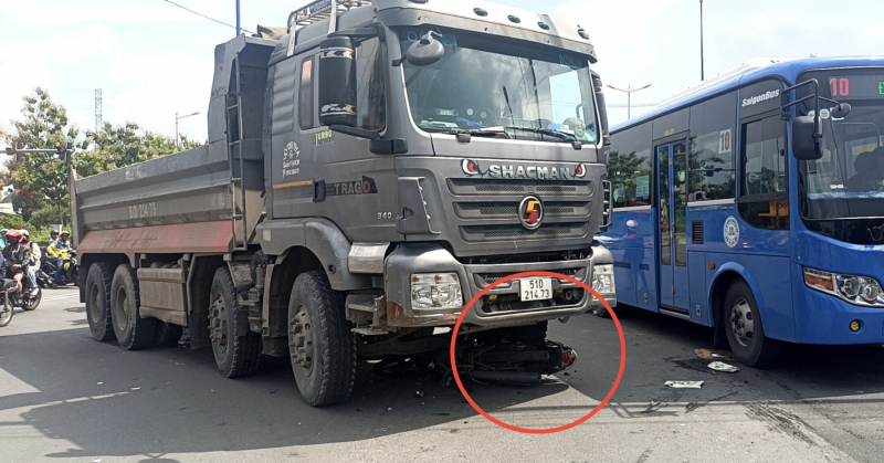Hiện trường xảy ra vụ tai nạn. Ảnh: Báo CAND.