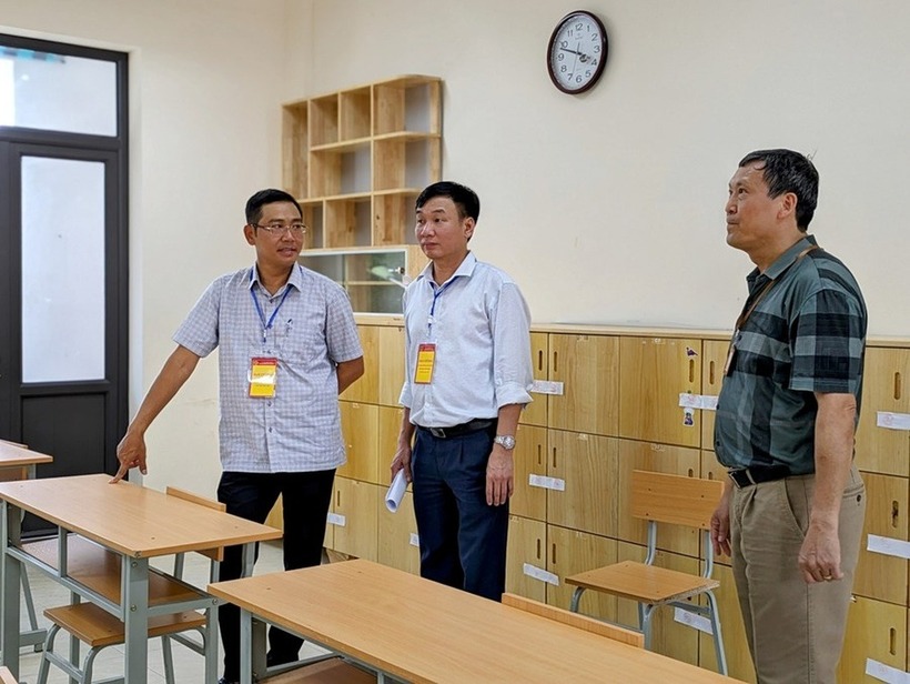 Sở GD&ĐT Hải Phòng kiểm tra công tác thi lớp 10 năm học 2024-2025. (Ảnh: Haiphong.edu)