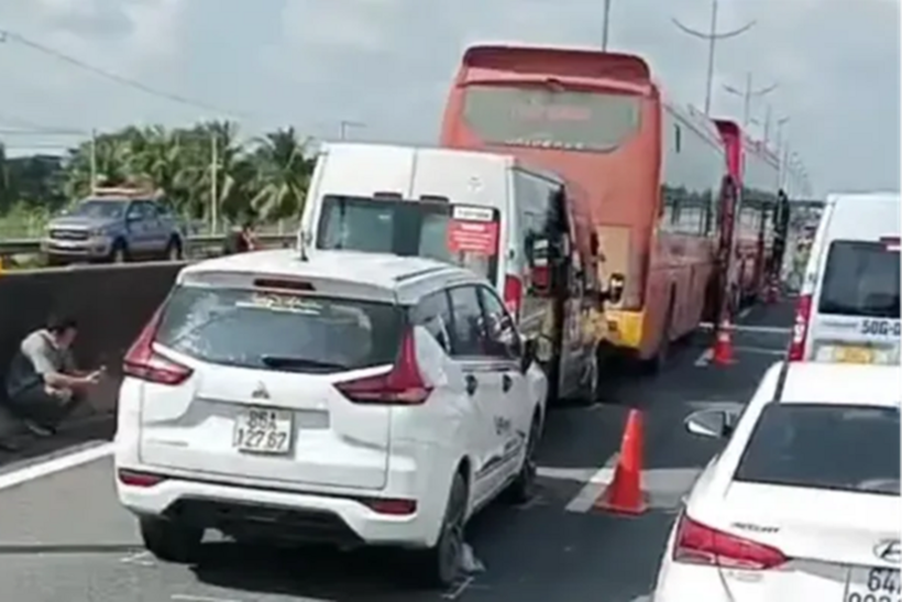 Hiện trường xảy ra vụ tai nạn. Ảnh: Bảo vệ Công lý.