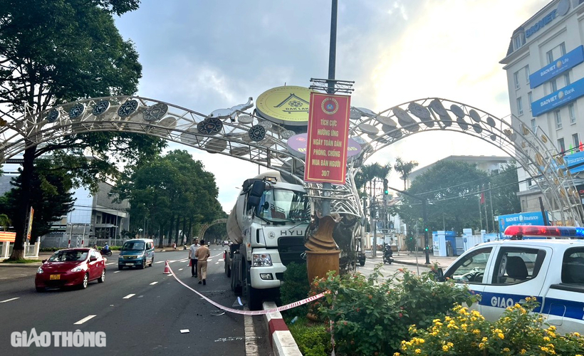 Hiện trường xảy ra vụ việc. Ảnh: Báo Giao thông.