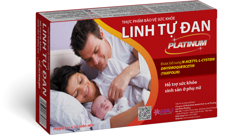Linh Tự Đan Platinum - Giải pháp vàng giúp hỗ trợ bổ trứng, tăng cơ hội đậu thai