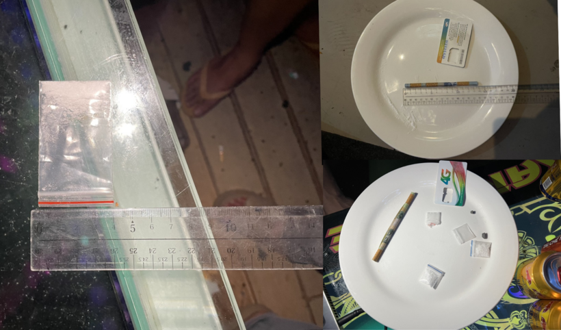 Ma túy mà các đối tượng sử dụng tại quán karaoke. Ảnh: Công an Hưng Yên