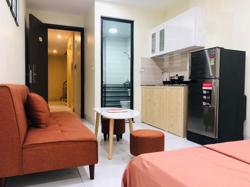 Hình ảnh căn phòng trọ nội thất đầy đủ với mức giá dao động từ 4-5 triệu đồng. Ảnh: Pháp luật Việt Nam