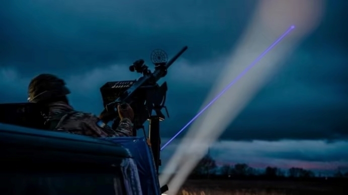 Lực lượng Ukraine bắn hạ UAV Nga trong đêm. Ảnh: Pravda